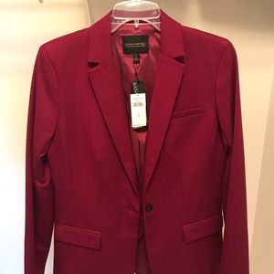 Banana Republic Red Blazer Brand New With Tags